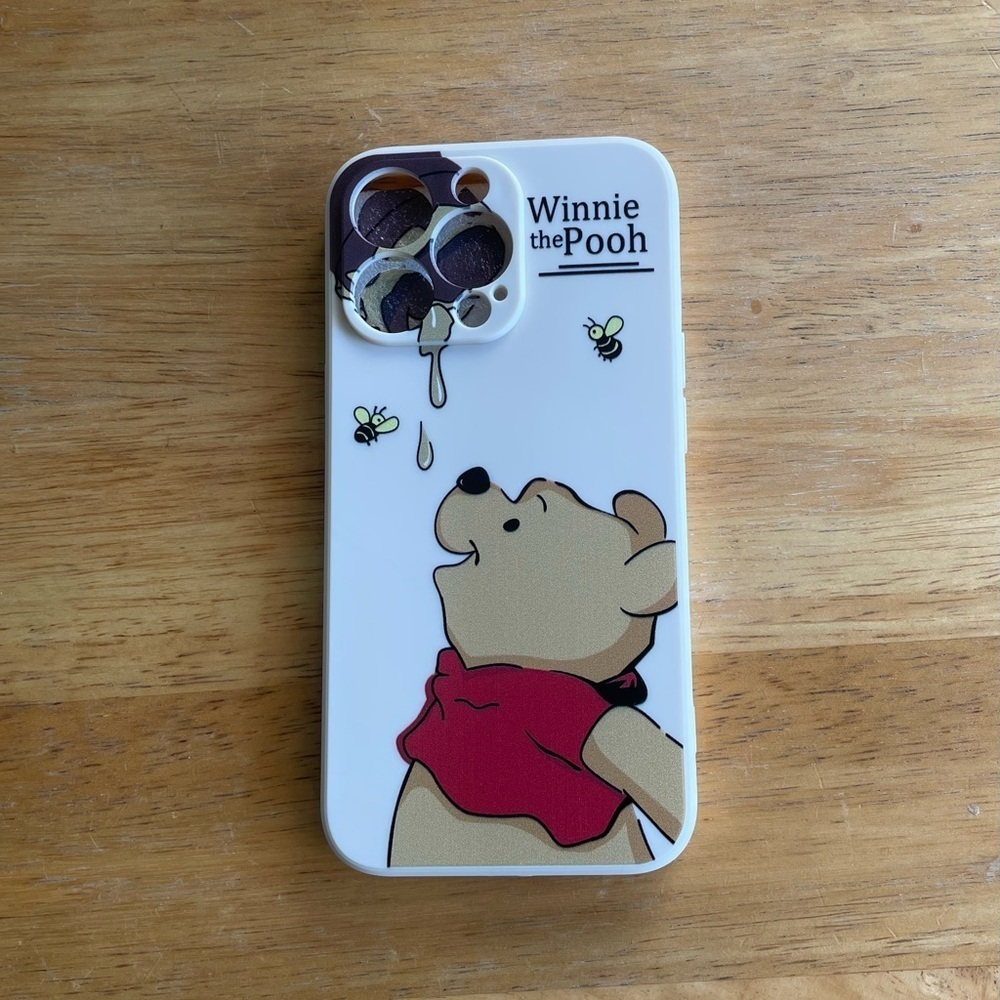Beige iPhone 13 Pro Winnie the Pooh Phone Case